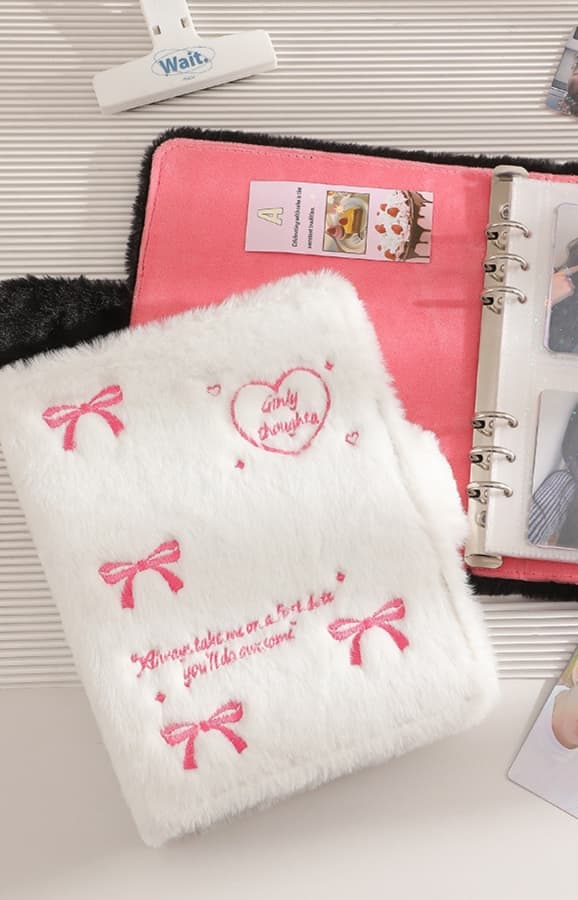 アルバム リボンいっぱい ふわもこアルバム＆リング