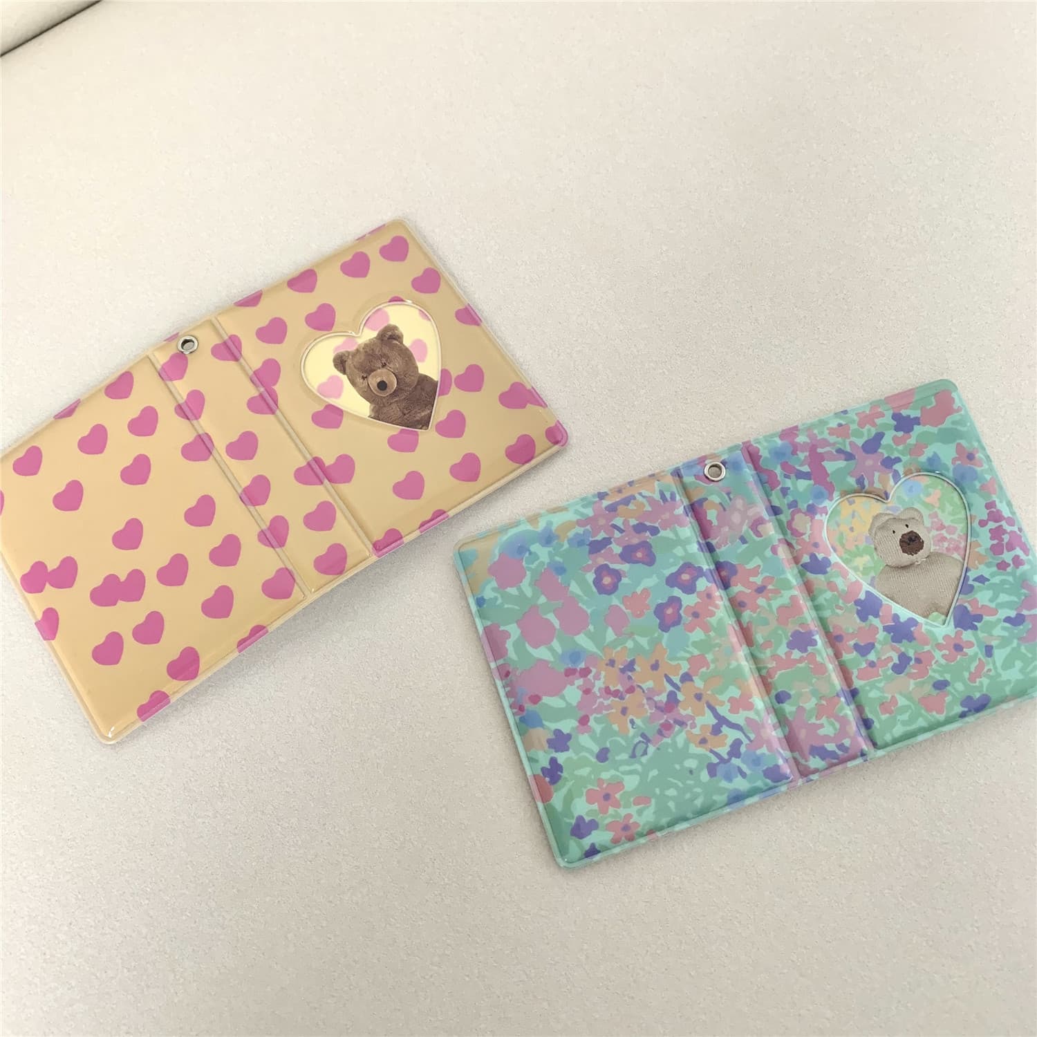 かわいいチェキ収納 ハート型ポケットアルバム