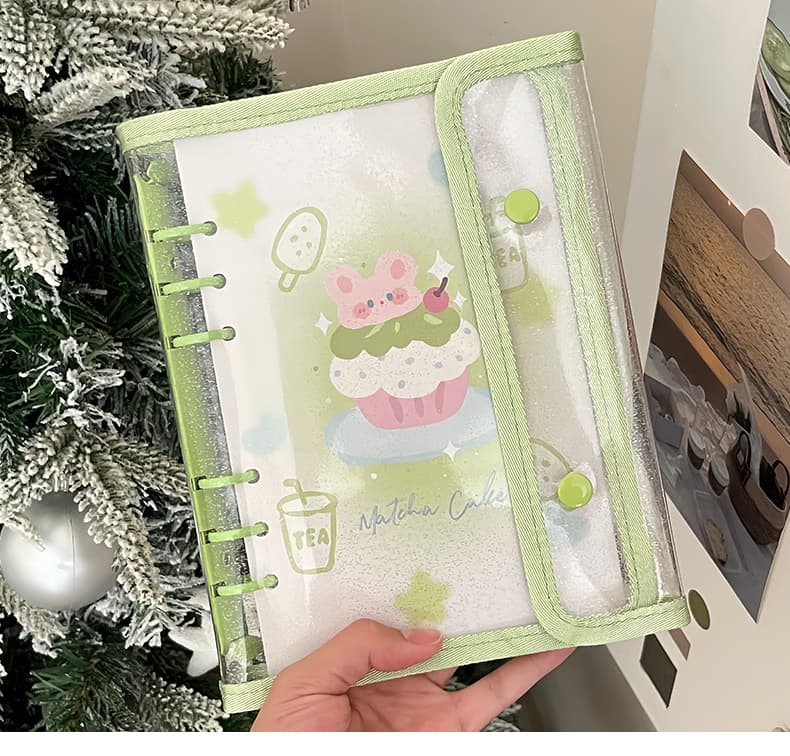 アルバム かわいい食べ物柄アルバムリング